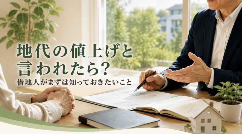 地代の値上げと言われたら？　借地人がまずは知っておきたいこと